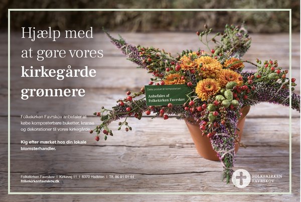 Hjælp os med at gøre vores kirkegårde grønnere